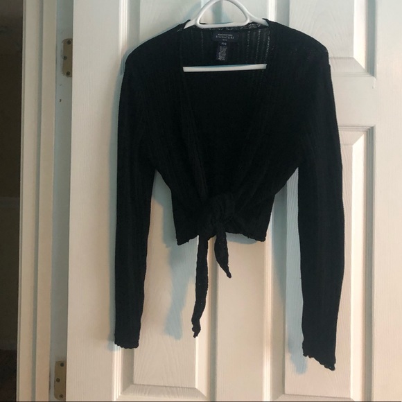 Jones New York Crochet Crop Cardigan - Picture 1 of 5